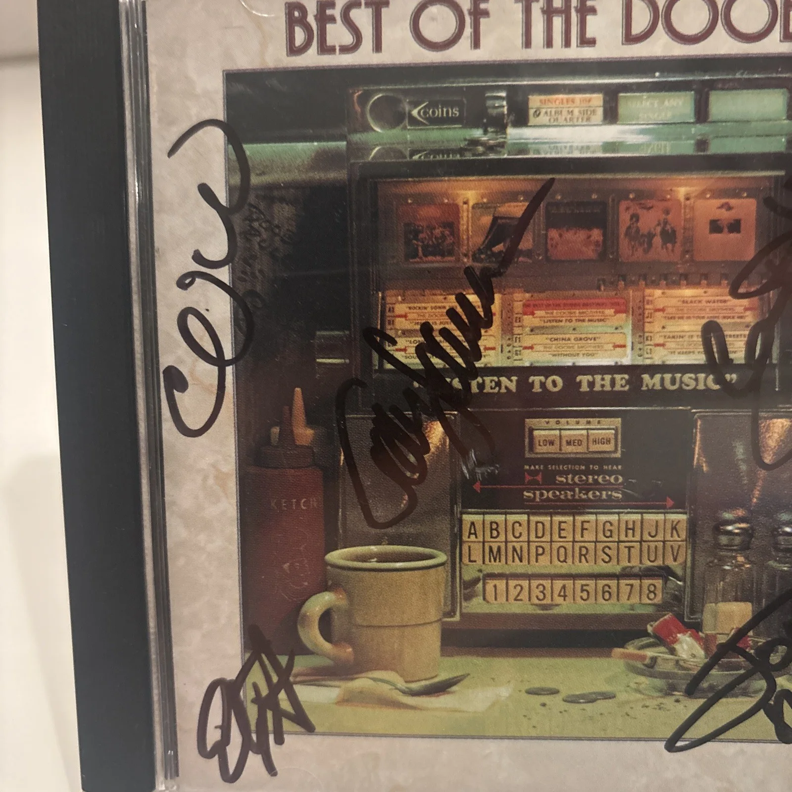 The Doobie Brothers Best Of The Doobies Multi 6 Signed Autographed, image 2