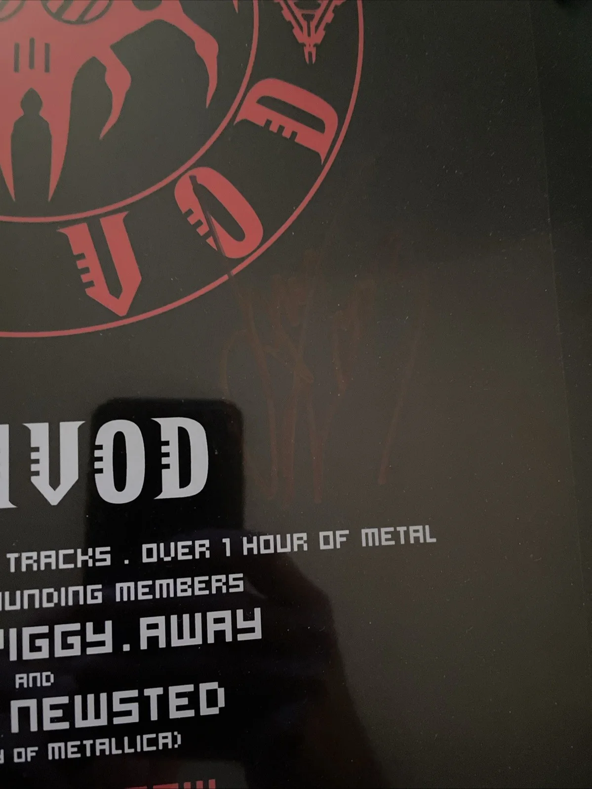 Voivod Autographed Poster By Jason Newstead, 2003 Respected, Influential True 03, image 3