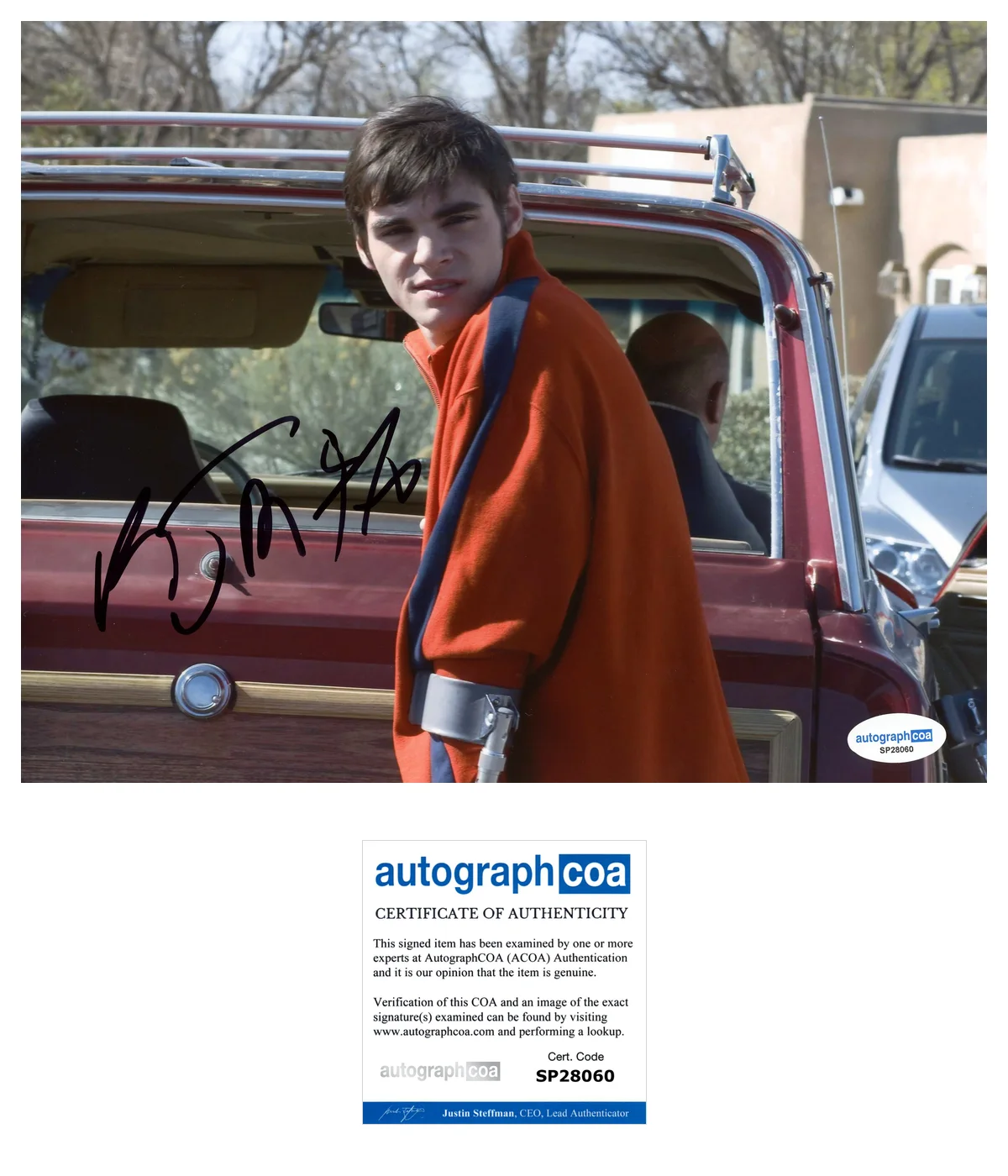 RJ Mitte — RJ Mitte ‘Breaking Bad’ Signed 8x10 Photo ‘Walter White Jr.' ACOA
