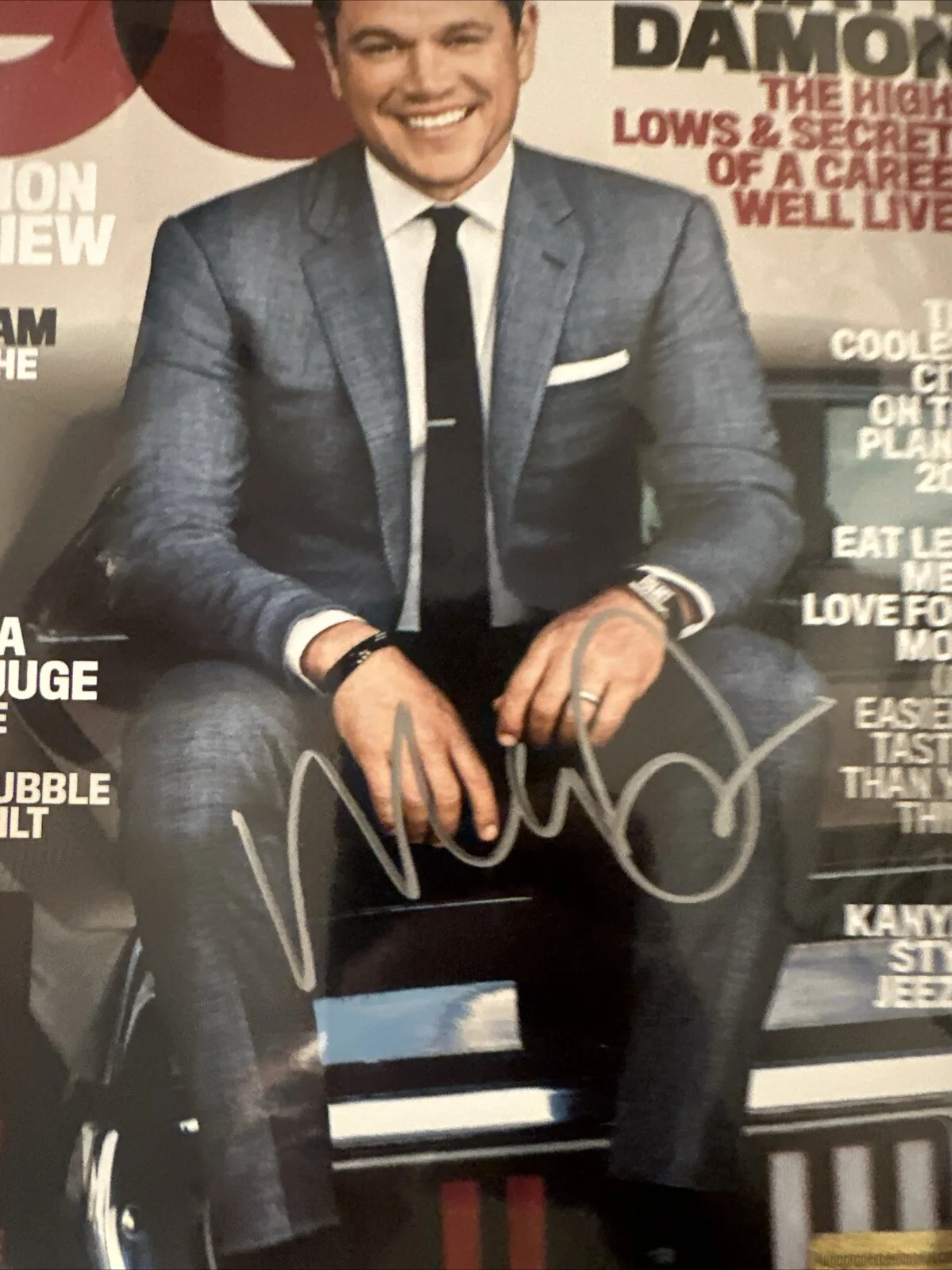 autograph — Matt Damon Signed 8x10 Photo Autograph COA, image 2
