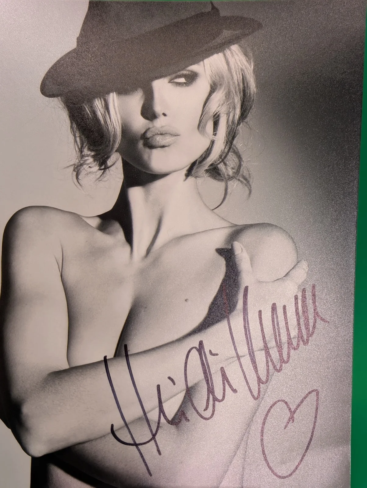 Heidi Klum Rare signed auto 8 x 10 photo Victoria Secret Model/Super Model, изображение 2