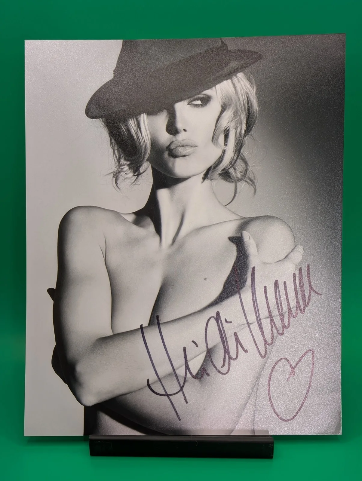 Heidi Klum Rare signed auto 8 x 10 photo Victoria Secret Model/Super Model, изображение 3