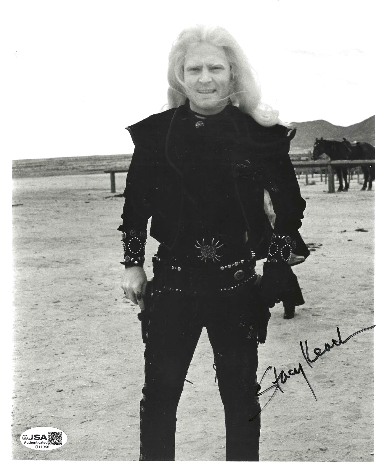 STACY KEACH signed photo from "Bad Bob" 1972 MOVIE JSA COA Photo-RARE!, изображение 2