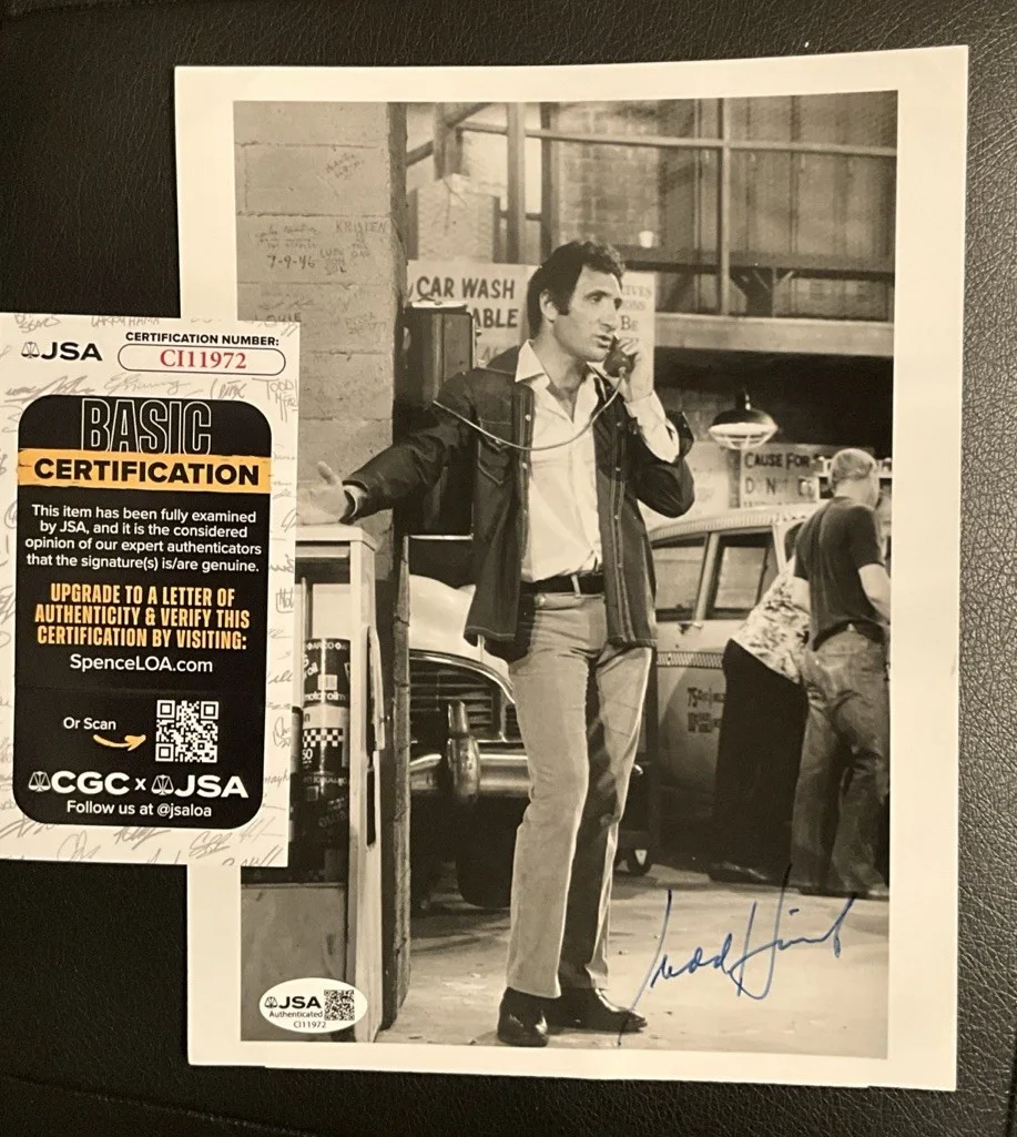 Judd Hirsch — Judd Hirsch signed photo JSA 7x9 ABC 1978 TAXI Studio original w/ COA, изображение 2