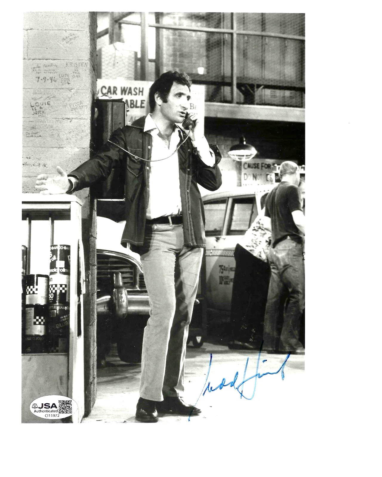 Judd Hirsch — Judd Hirsch signed photo JSA 7x9 ABC 1978 TAXI Studio original w/ COA, изображение 3