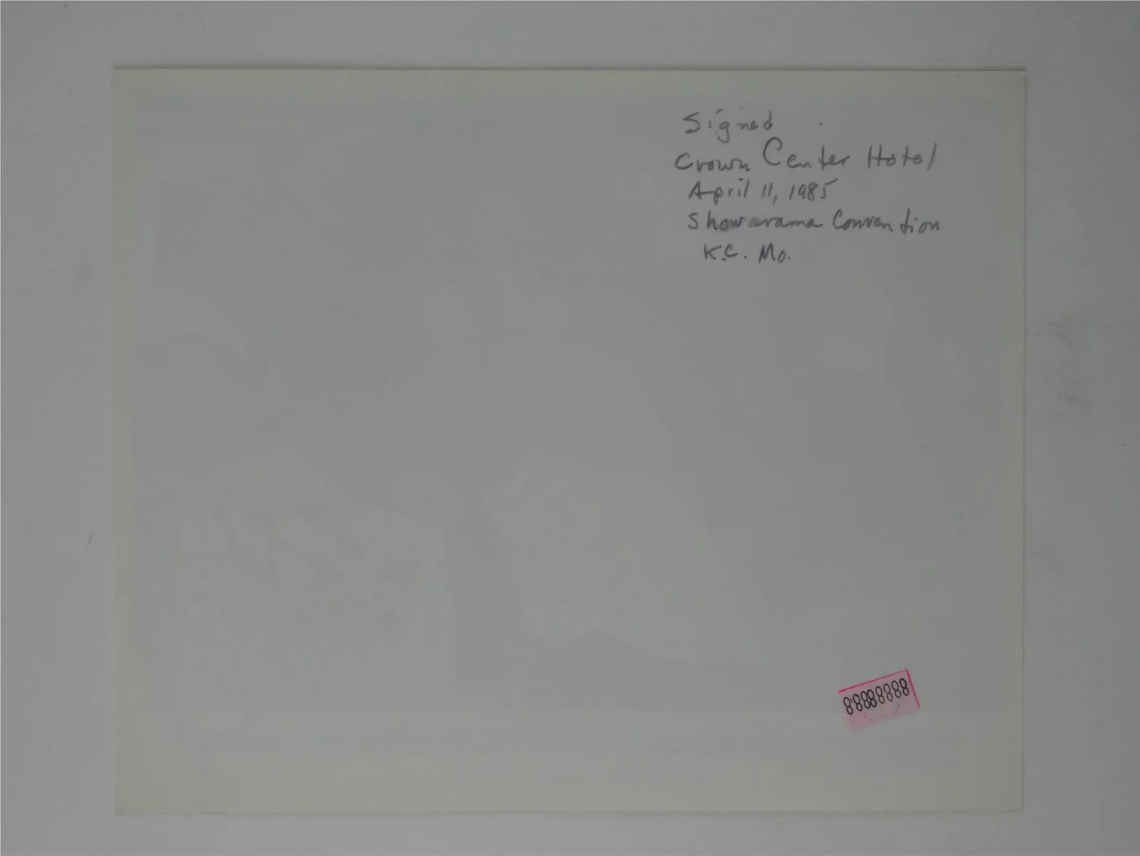 Victor Banerjee — Victor Banerjee Signed B&W 8x10 Promo Photo A Passage To India To Doug, изображение 3