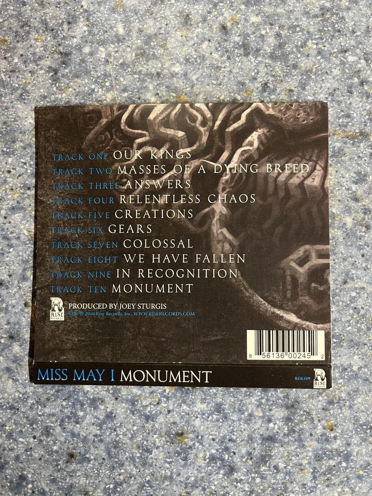 Miss May I Cd Signed Case Cover Hot Topic Music Autograph, image 2