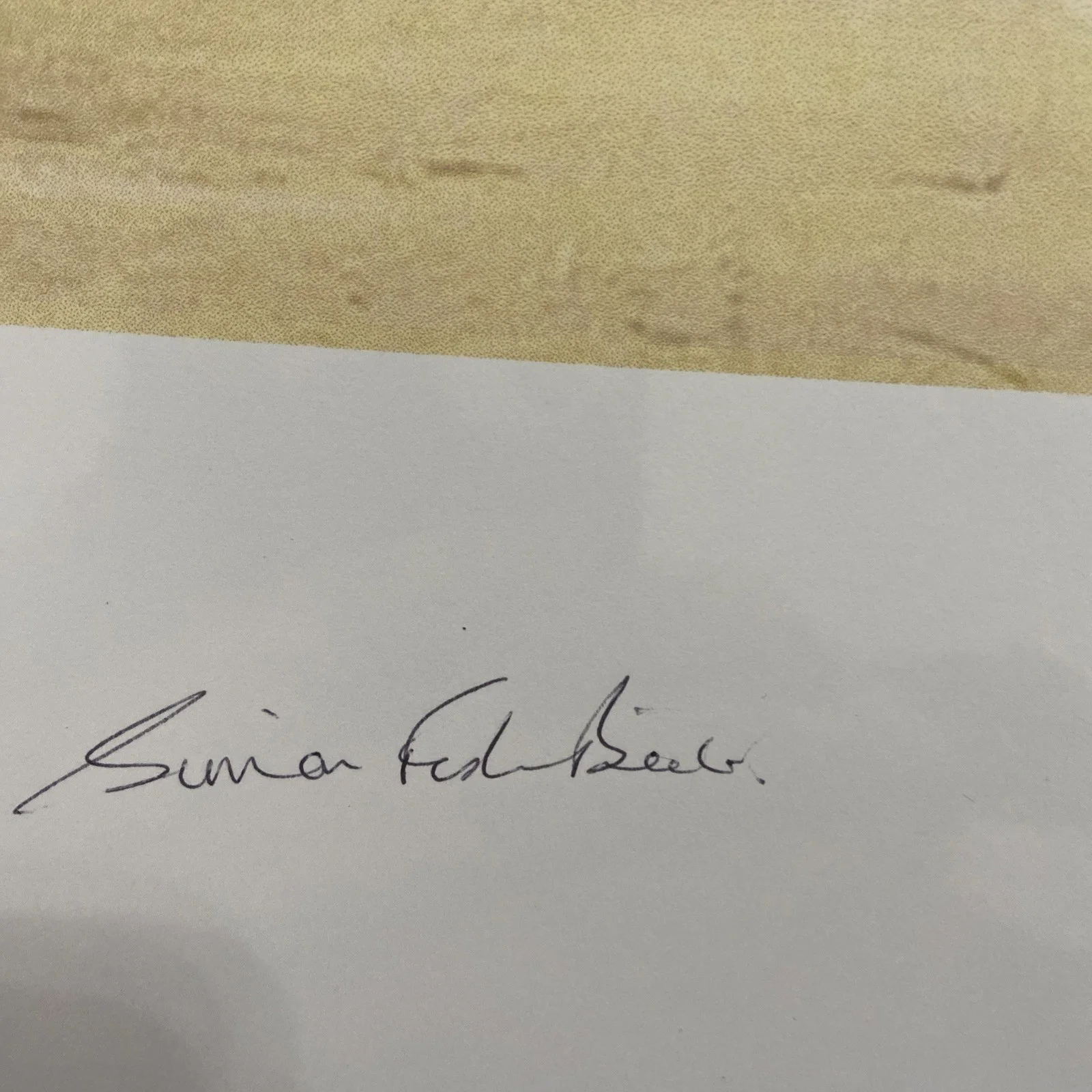 Simon Fisher-Becker — RIP- Harry Potter- Simon Fisher-Becker signed Fat Friar 8x10 printout, image 3