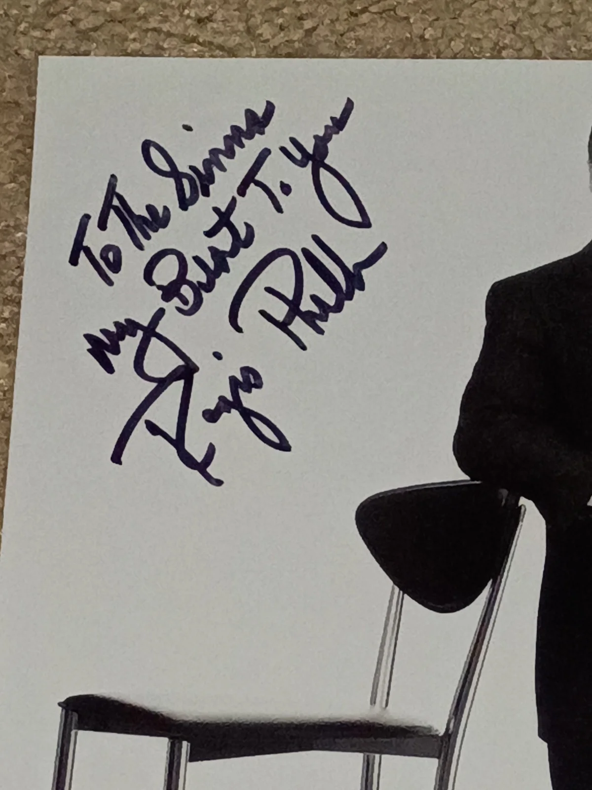 Regis Philbin Signed Autographed 8x10 Photo To The Sinn Family, изображение 2