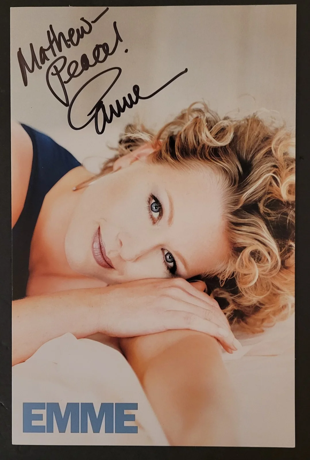 Emme — Emme Model Autographed Signed 4.25"x6" & 5.5"x8.5" Photo/Info Pamphlet, изображение 4
