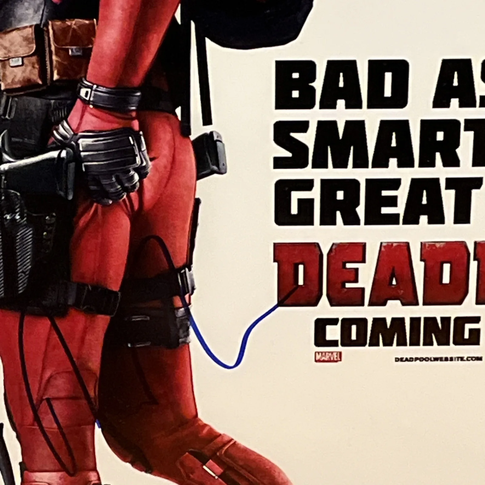 Ryan Reynolds — Ryan Reynolds Signed Deadpool Framed PSA, image 4