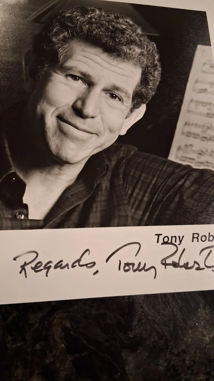 Tony Roberts — Tony Roberts signed B&W 8x10 photo, image 2