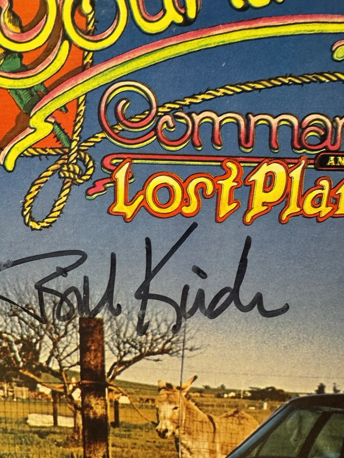 * COMMANDER CODY & HIS LOST PLANET AIRMEN * signed album * COUNTRY CASANOVA *, image 2