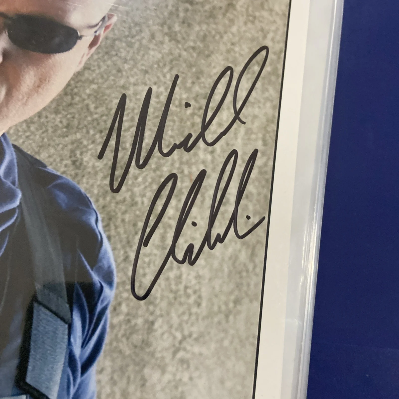 Michael Chiklis signed 8x10 from The Shield - fantastic 4 the Thing - detective, image 2