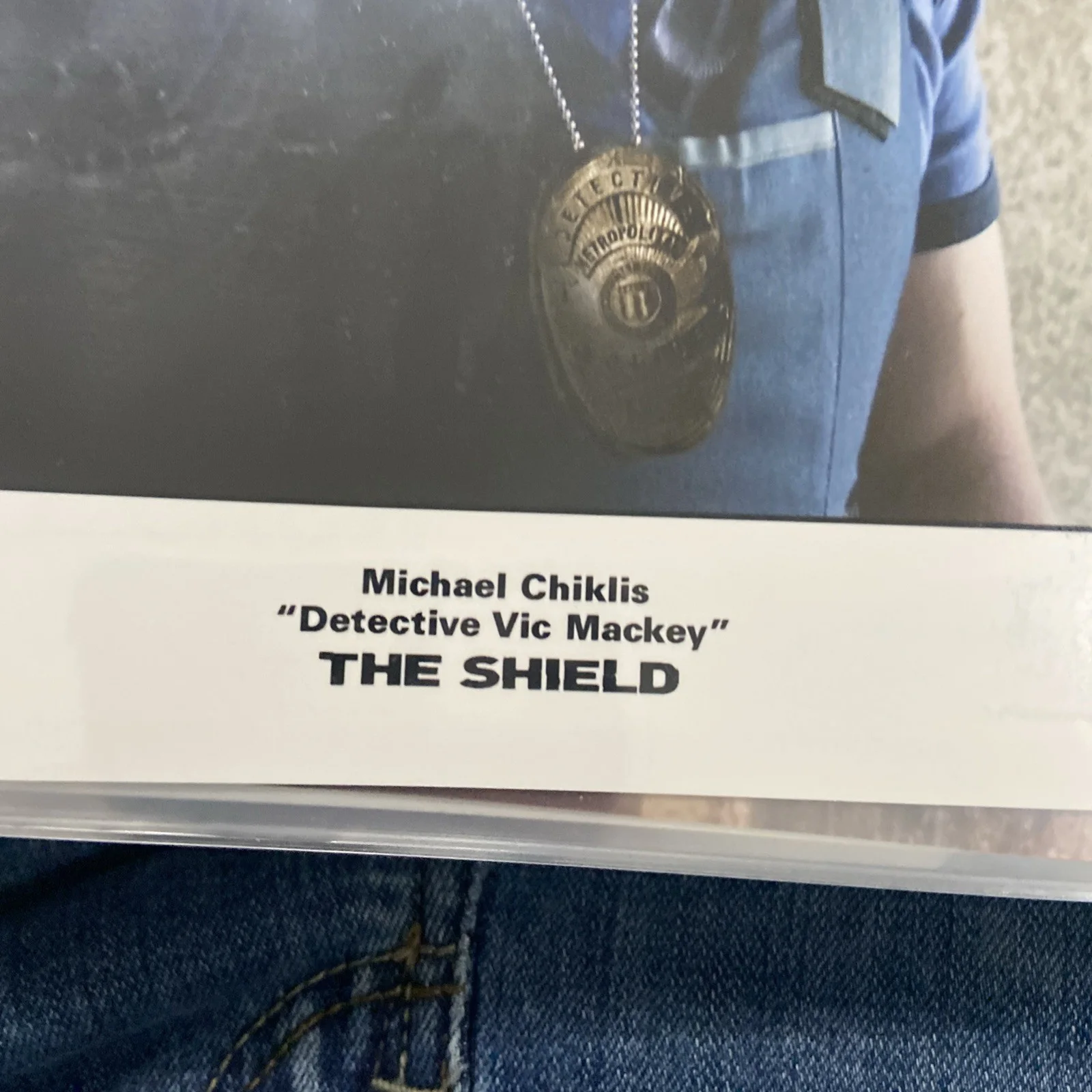 Michael Chiklis signed 8x10 from The Shield - fantastic 4 the Thing - detective, image 3