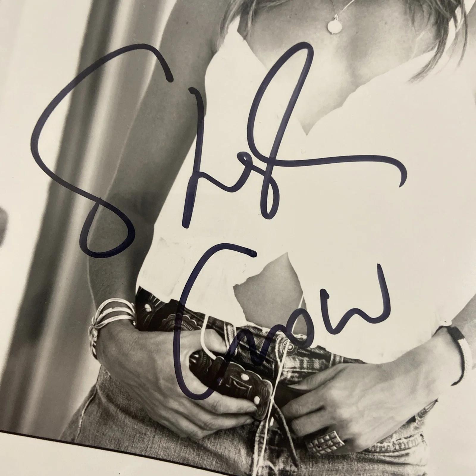 Sheryl Crow Autographed 8x10 b&w Photo American Singer Songwriter - Hot! Signed, изображение 2