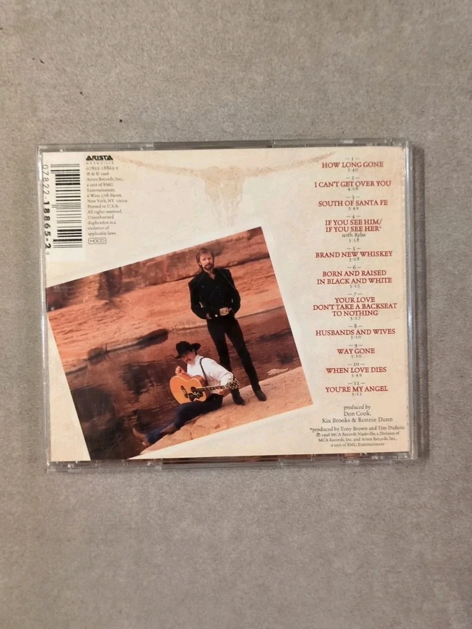 Brooks & Dunn If You See Her Signed Autographed CD Country Music How Long Gone, изображение 5