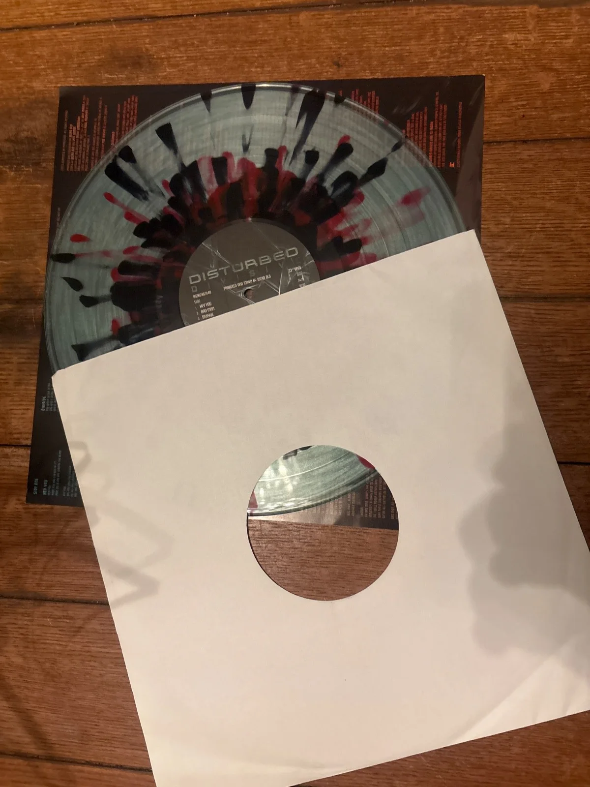 DISTURBED SIGNED AUTOGRAPH DIVISIVE VINYL RECORD ALBUM LP DAVID DRAIMAN +3 & COA, изображение 2