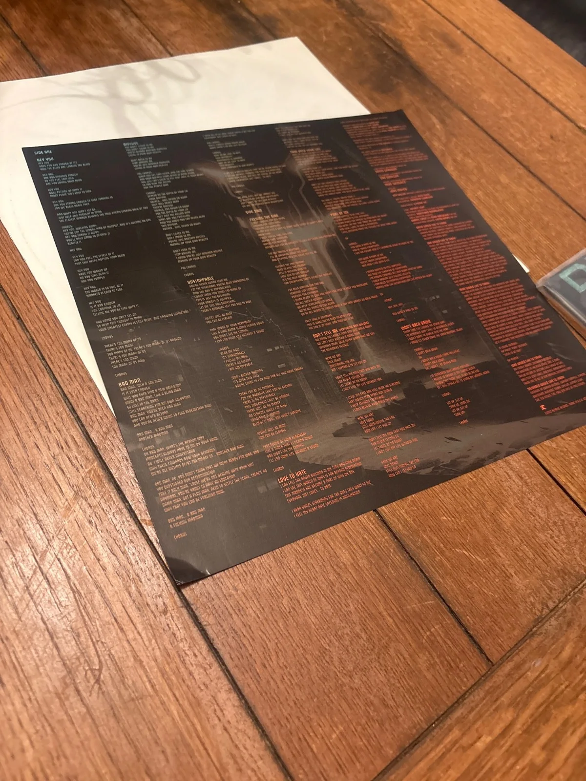DISTURBED SIGNED AUTOGRAPH DIVISIVE VINYL RECORD ALBUM LP DAVID DRAIMAN +3 & COA, изображение 4