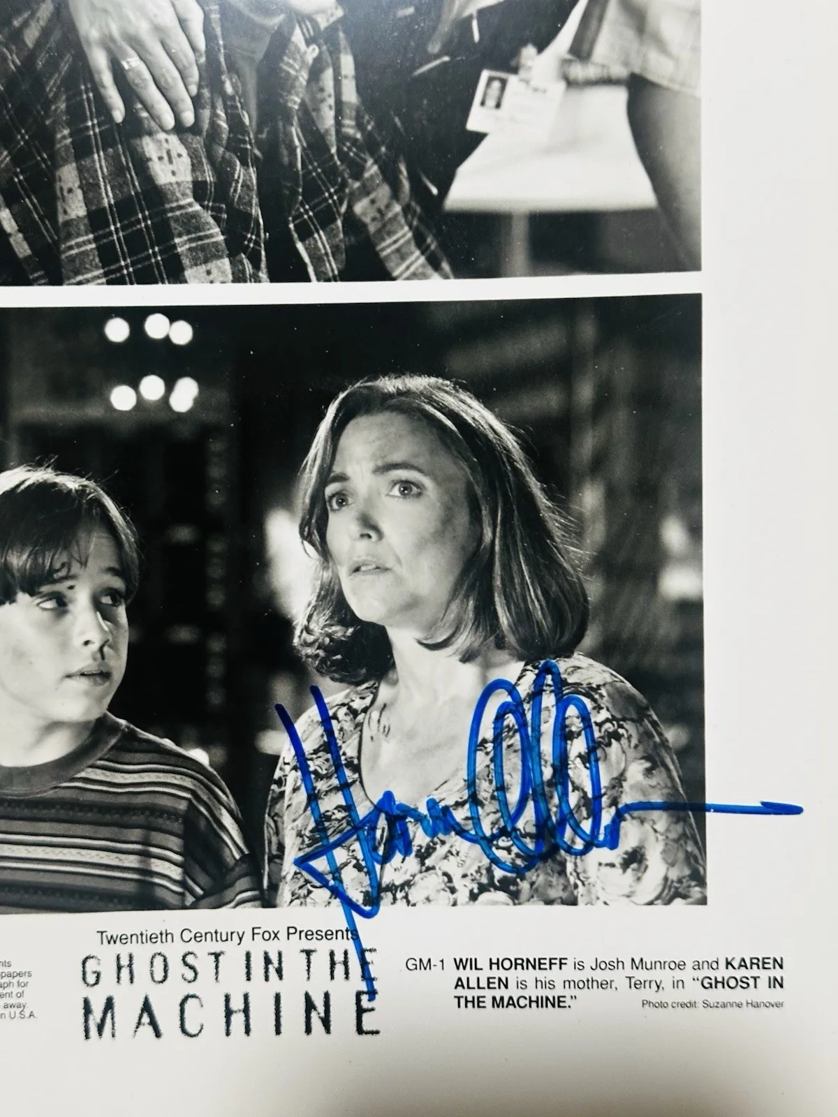 Karen Allen — Karen Allen Signed Ghost In Machine 8x10 Photo. Indiana Jones Raiders Lost Ark, изображение 2