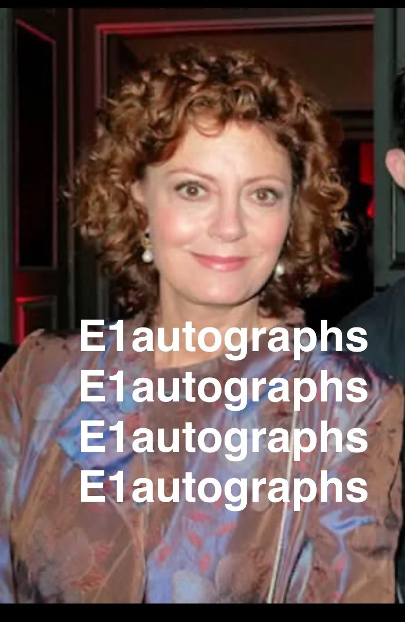 Susan Sarandon — Susan Sarandon signed Nick Nolte Lorenzo’ Oil 8x10 Photo. Thelma And Louise, изображение 2