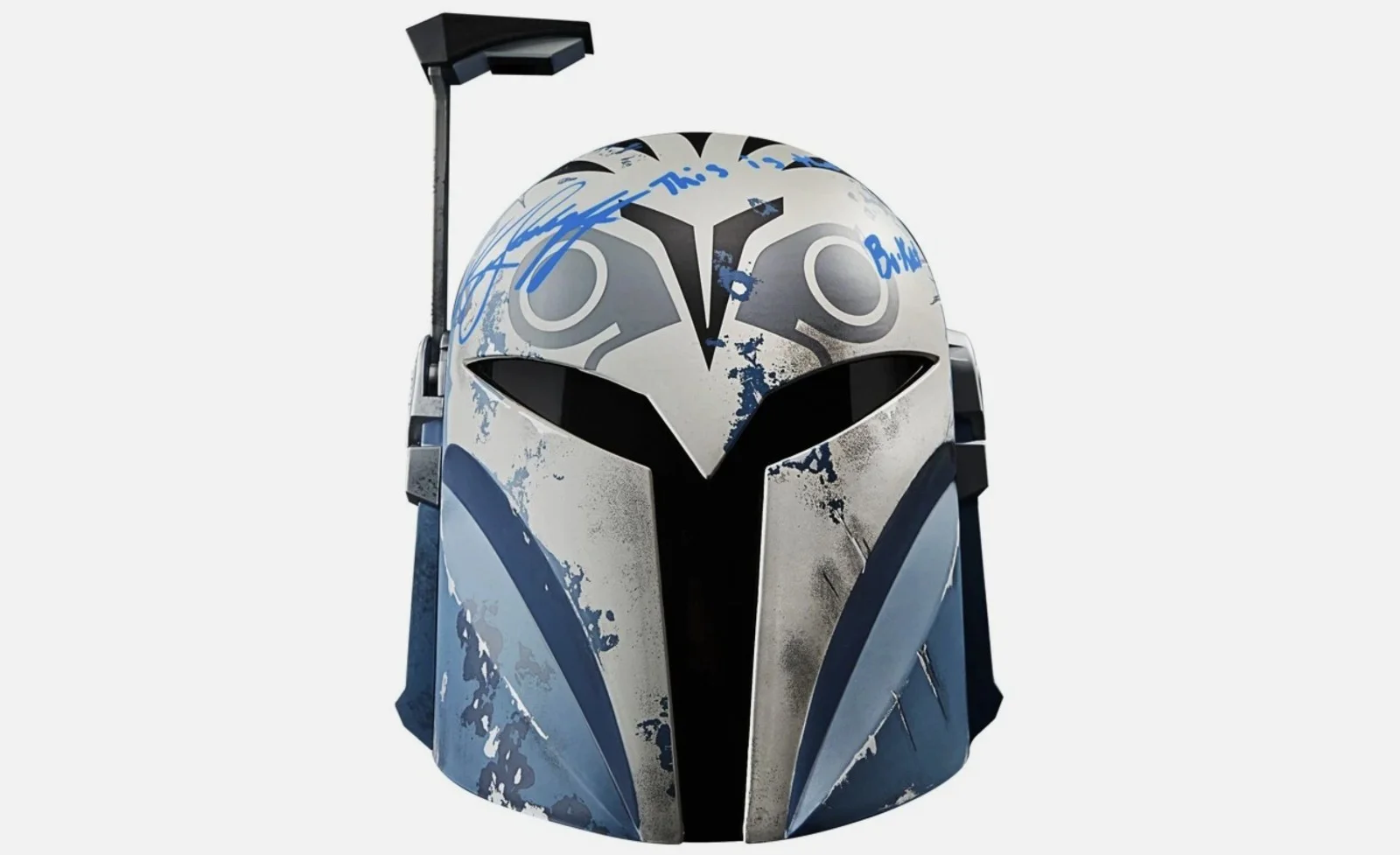 Katee Sackhoff — Bo Katan Kryze Black Series Helmet - Katee Sackhoff Signed w/COA, image 2
