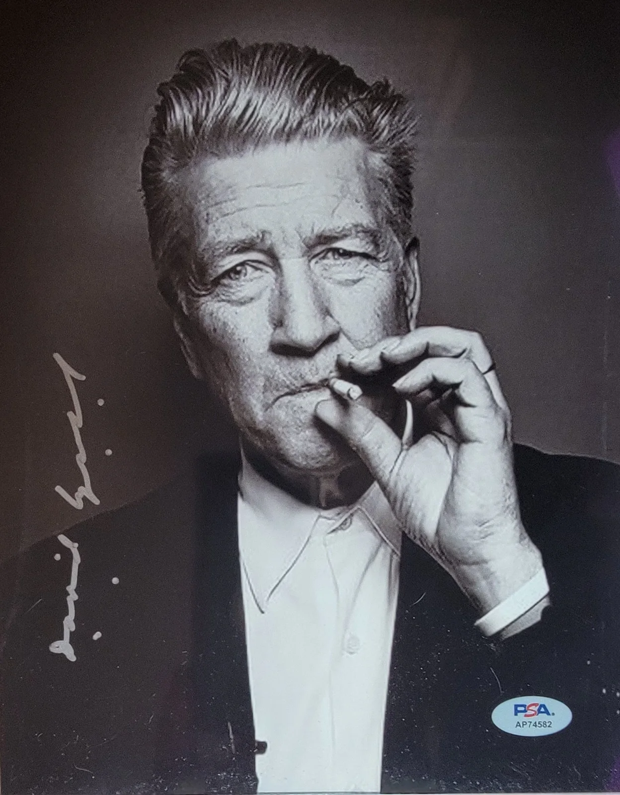 David Lynch — David Lynch Authentic Signed 8x10 Photo W/ PSA COA Twin Peaks Mulholland Drive