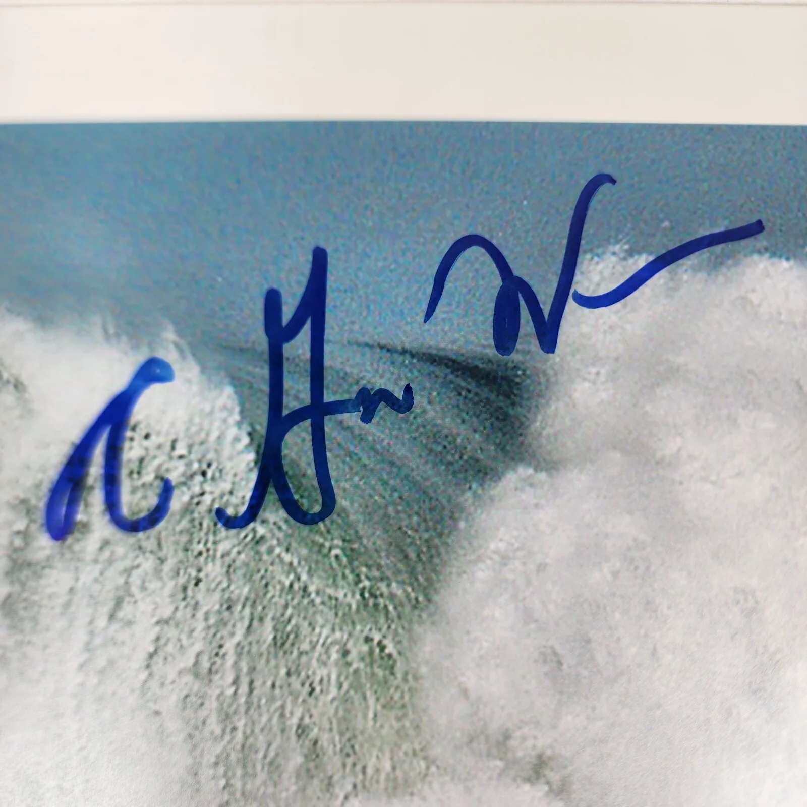 Grant Washburn — 'Chasing Mavericks' Surfer Grant Washburn Signed 8x10 Autograph (No COA) Photo, изображение 2