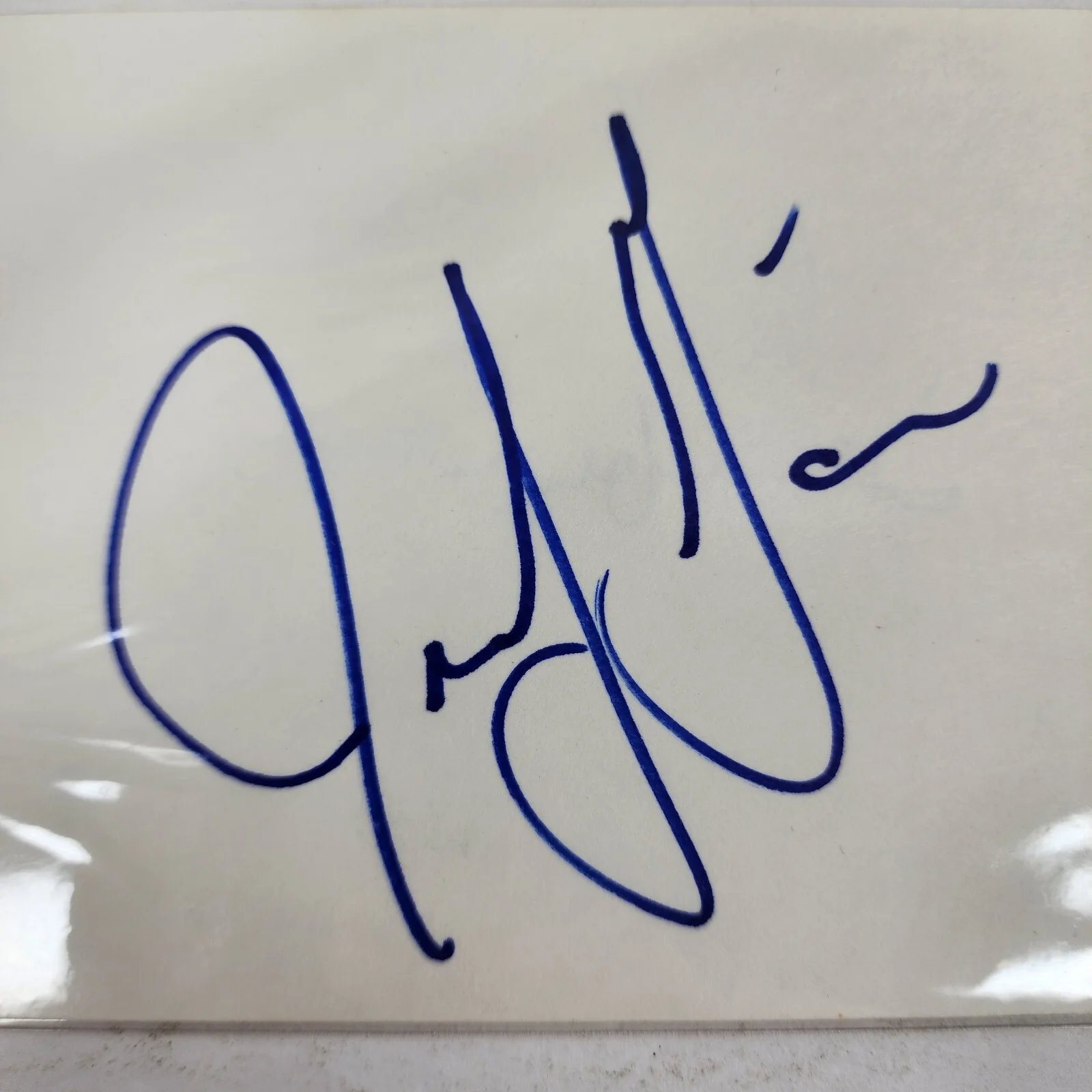 Jennifer Gareis — Soap Opera Actress Jennifer Gareis Signed 4x6 Index Card Autograph (No COA), изображение 2