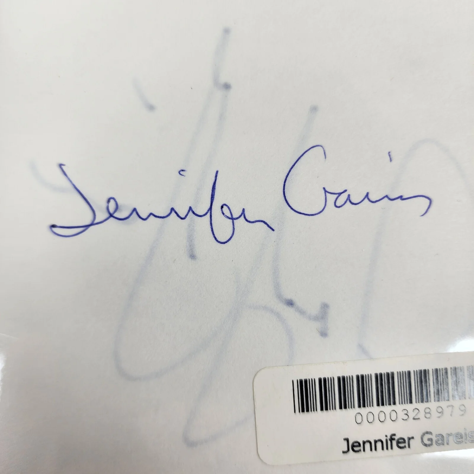 Jennifer Gareis — Soap Opera Actress Jennifer Gareis Signed 4x6 Index Card Autograph (No COA), изображение 4
