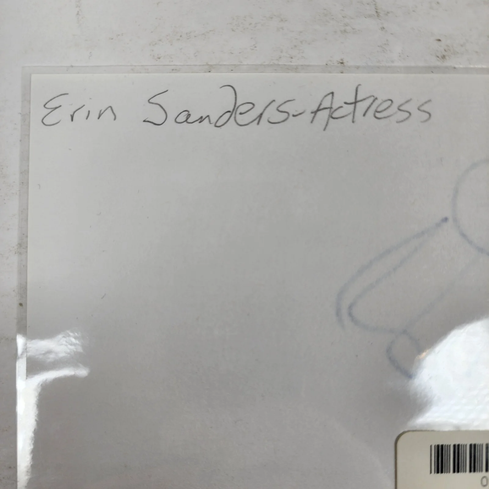 Erin Sanders — 'Zoey 101' Actress Erin Sanders Signed 4x6 Index Card Autograph (No COA), image 4