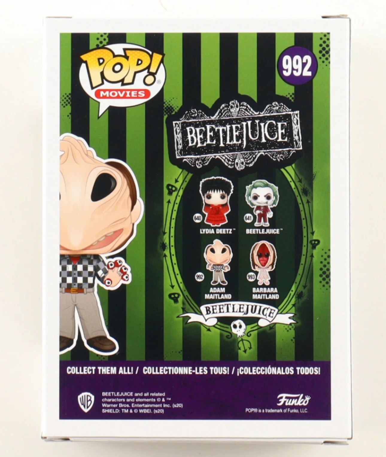 Alec Baldwin — Alec Baldwin "Beetlejuice" AUTOGRAPH Signed 'Adam Maitland' 992 Funko Pop SMAU, image 3