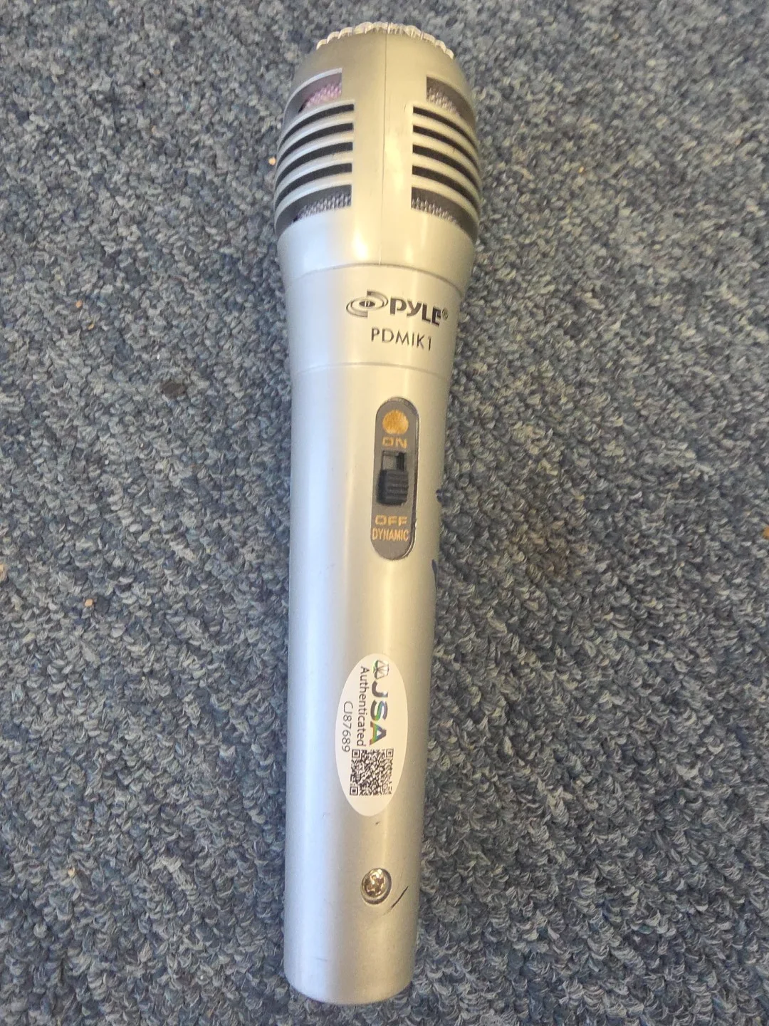 Chuck D signed (PUBLIC ENEMY) Pyle microphone Music singer JSA, image 4