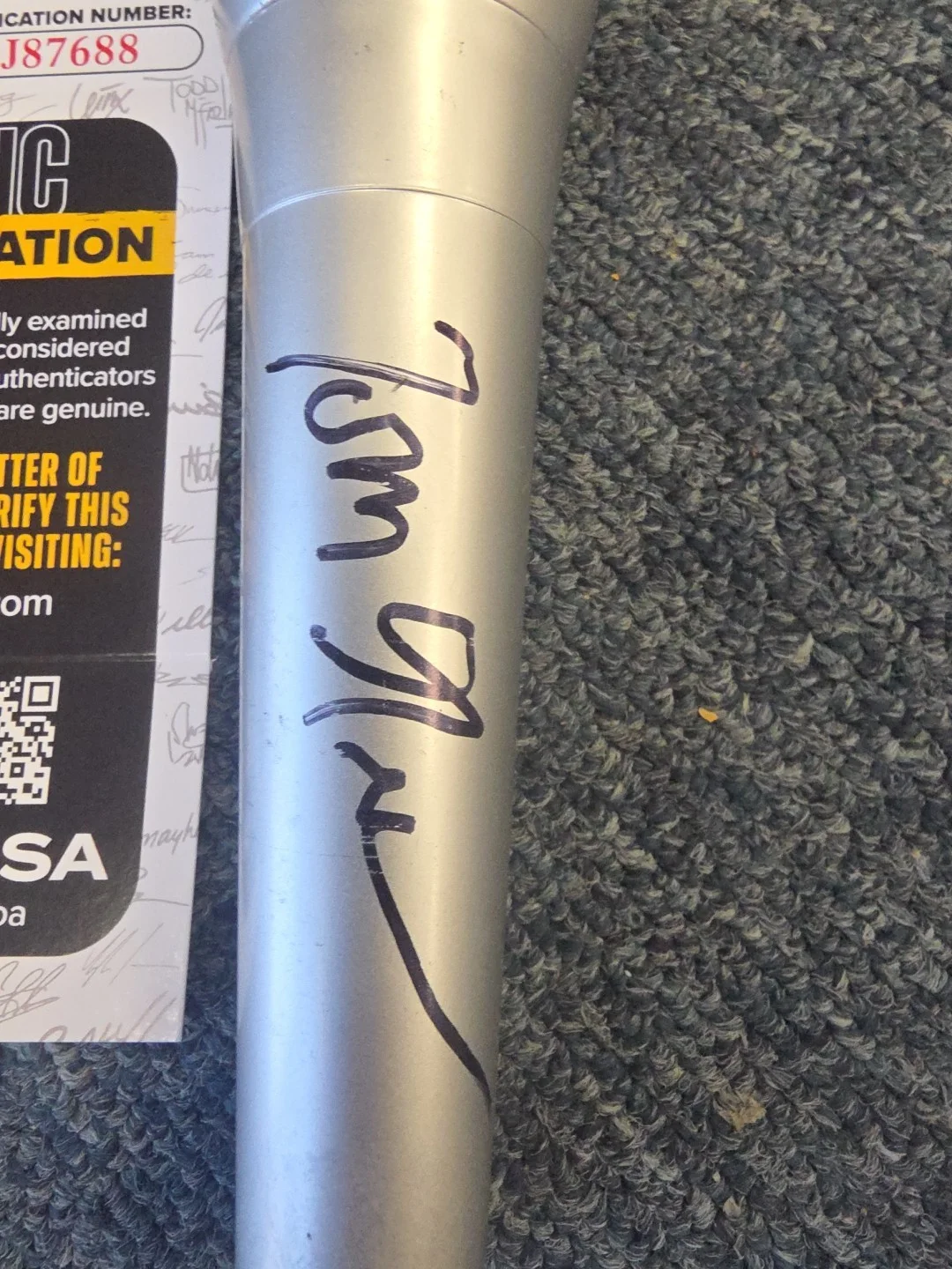 Tom Green Autographed Signed Actor Comedian Pyle Microphone JSA, image 2