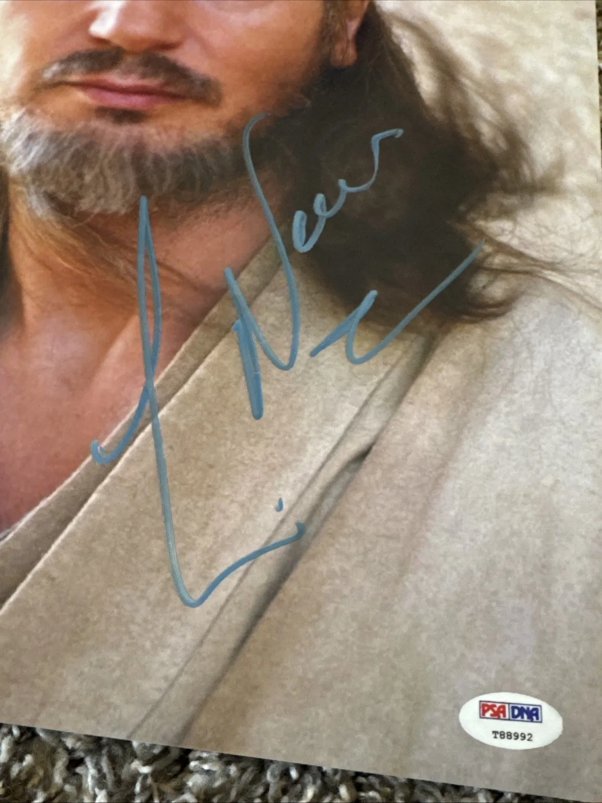 Liam Neeson Autographed 11x14 Photo Star Wars Qui Gon Jinn Signed PSA DNA, изображение 3