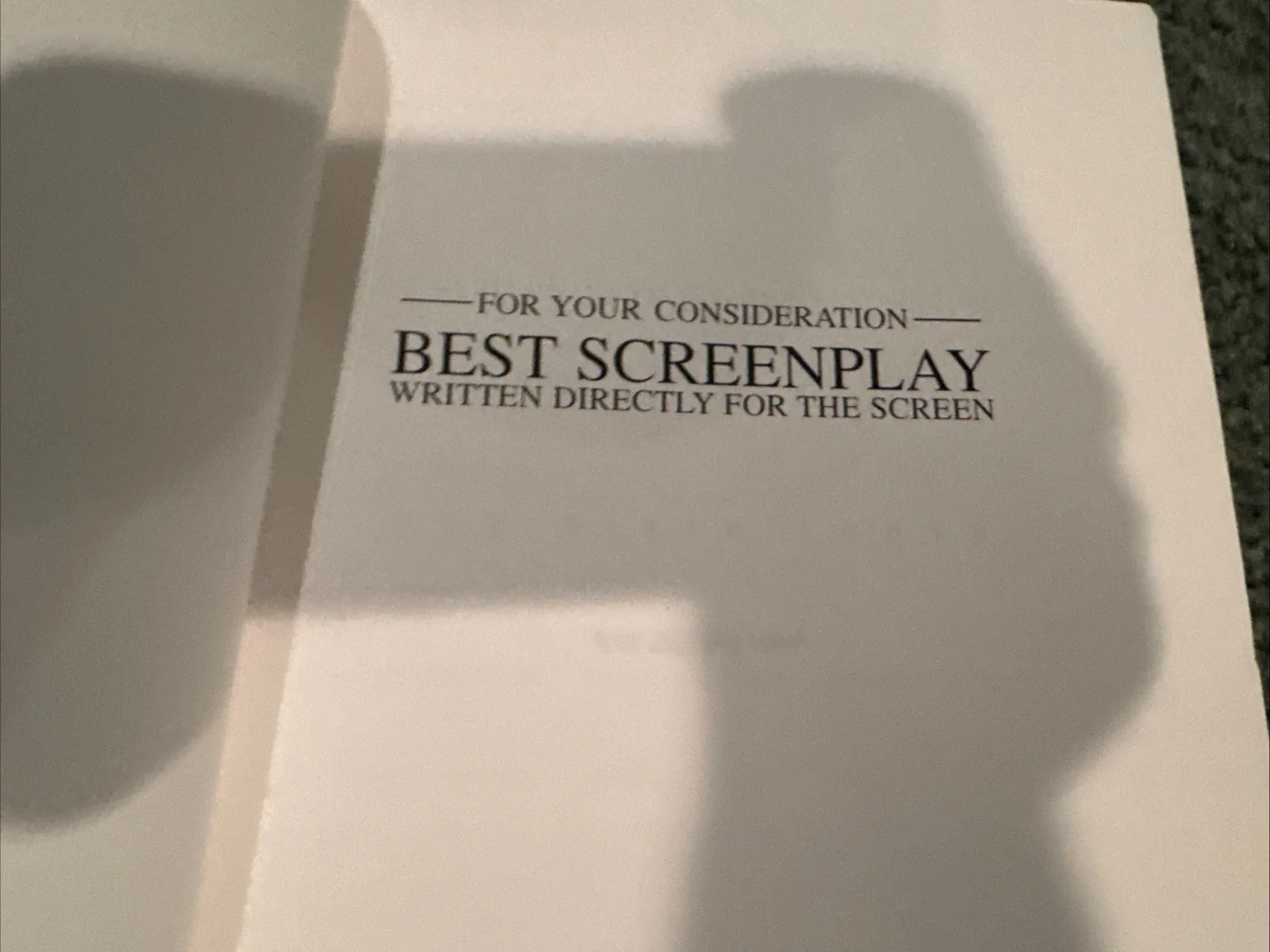 ORIGINAL M NIGHT SHYAMALAN THE SIXTH SENSE MOVIE STUDIO SCRIPT RARE HTF, image 4