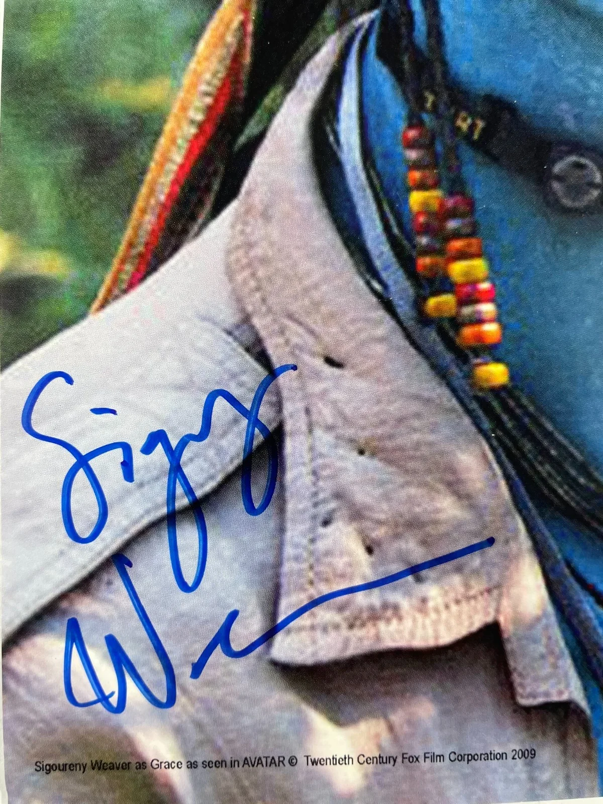 Sigourney Weaver — Sigourney Weaver Signed Avatar 8x10 Photo Autograph Dr Grace Augustine JSA COA, изображение 3