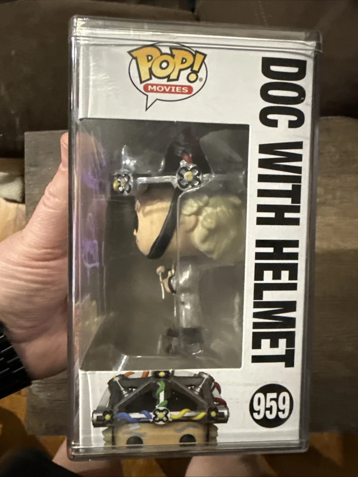Christopher Lloyd — Christopher Lloyd "Doc" BTTF Autographed Signed Funko Pop GID FTO #959 W/ Case, image 2