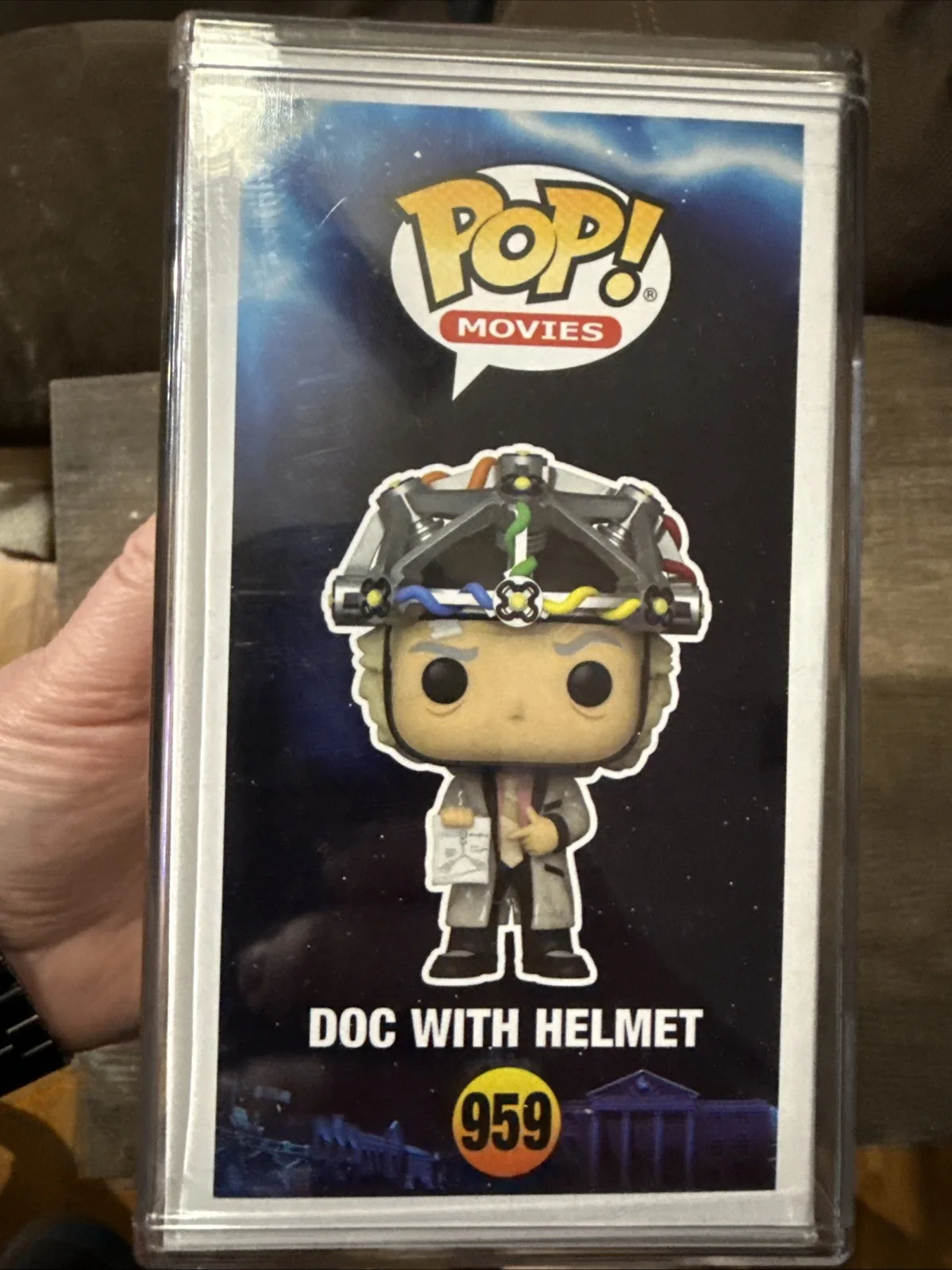 Christopher Lloyd — Christopher Lloyd "Doc" BTTF Autographed Signed Funko Pop GID FTO #959 W/ Case, image 4