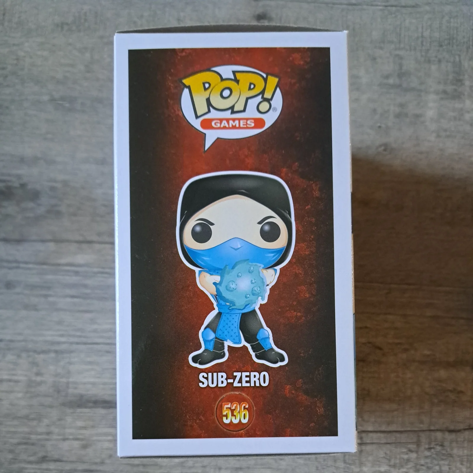 STEVE BLUM — Steve Blum Mortal Kombat Signed Funko Pop Sub Zero Autograph #536, image 5