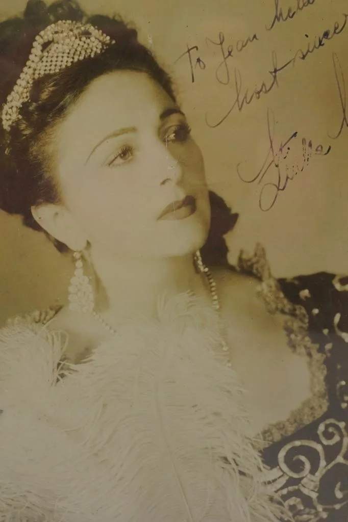 Antique Zinka Milanov Opera Soprano Signed B&W Photograph Framed, image 3