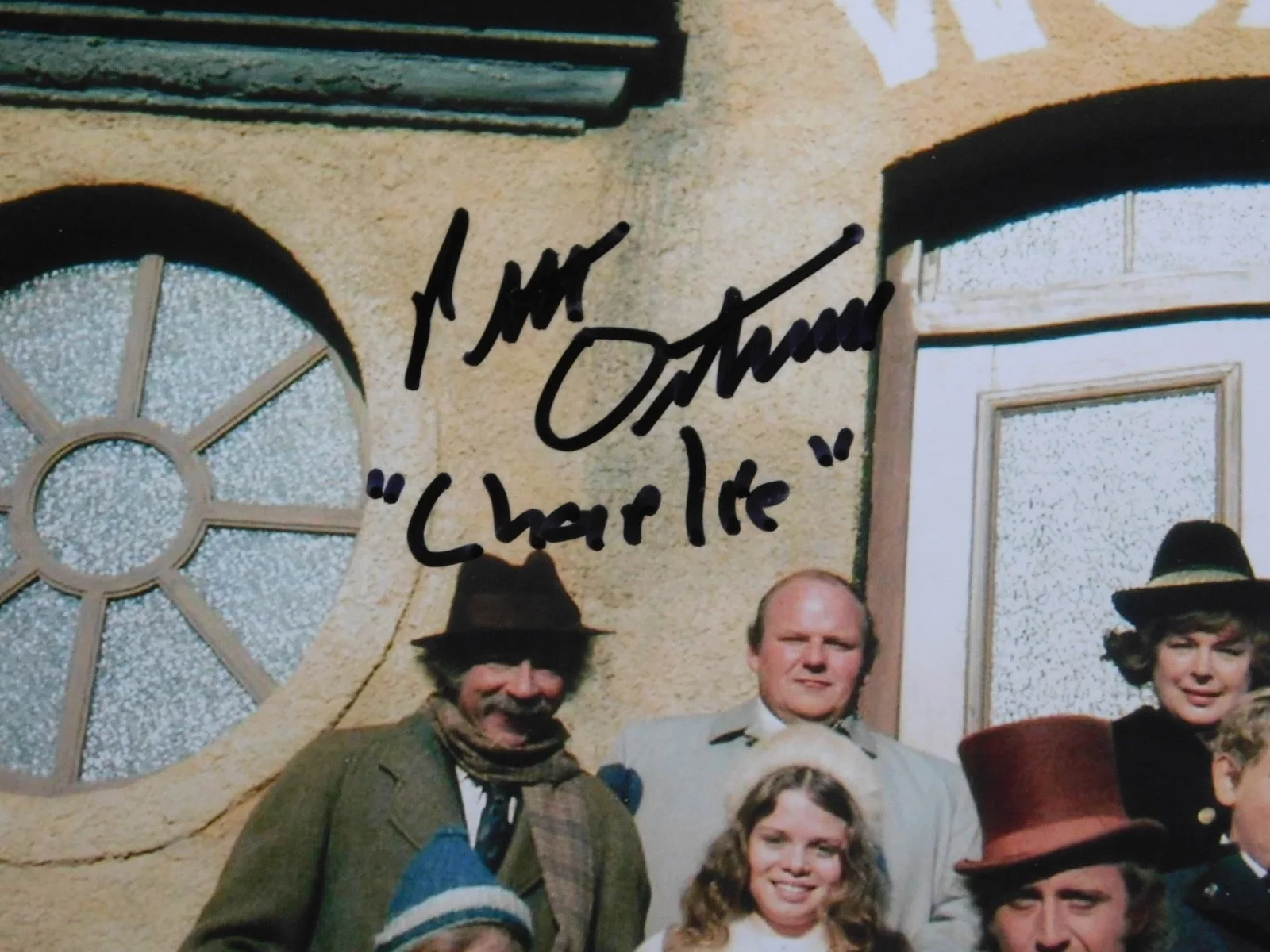 Peter Ostrum — Peter Ostrum, Julie Dawn Cole, Paris Themmen Signed / Autographed 8x10 JSA COA, image 2