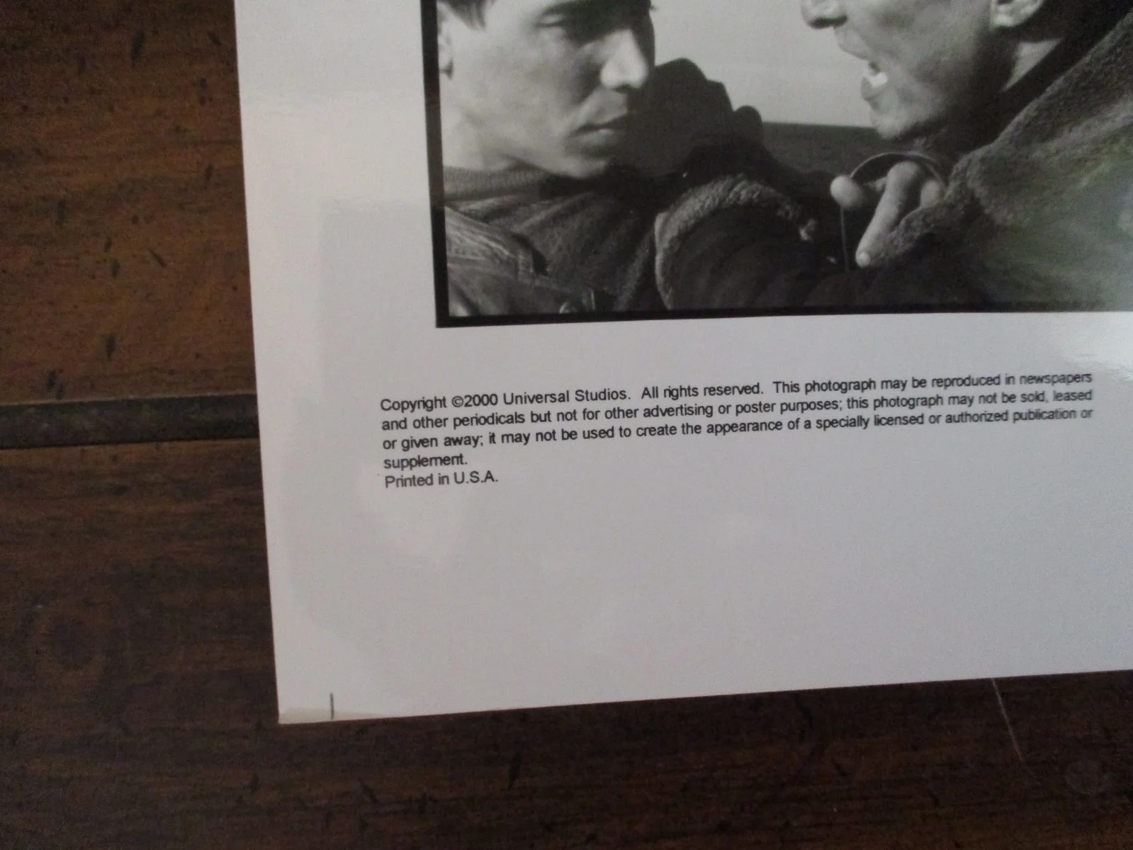Jon Bon Jovi/Jack Noseworthy/Matthew McConaughey("U-571")2000 10 x 8 B & W Photo, изображение 4