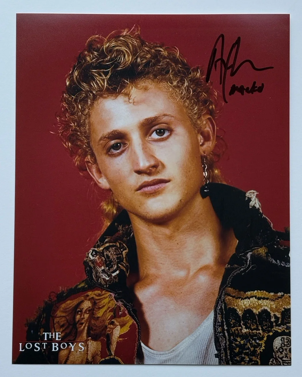 Alex Winter — Alex Winter SIGNED 11x14 Photo The Lost Boys Marko EXACT PROOF A