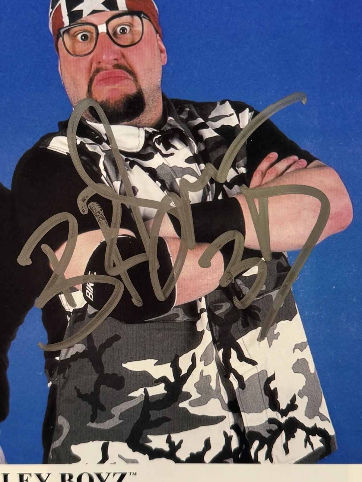 WWF Dudley Boyz Signed 8x10 Photo Bubba D-Von Dual Autograph WWE ECW TNA, image 3