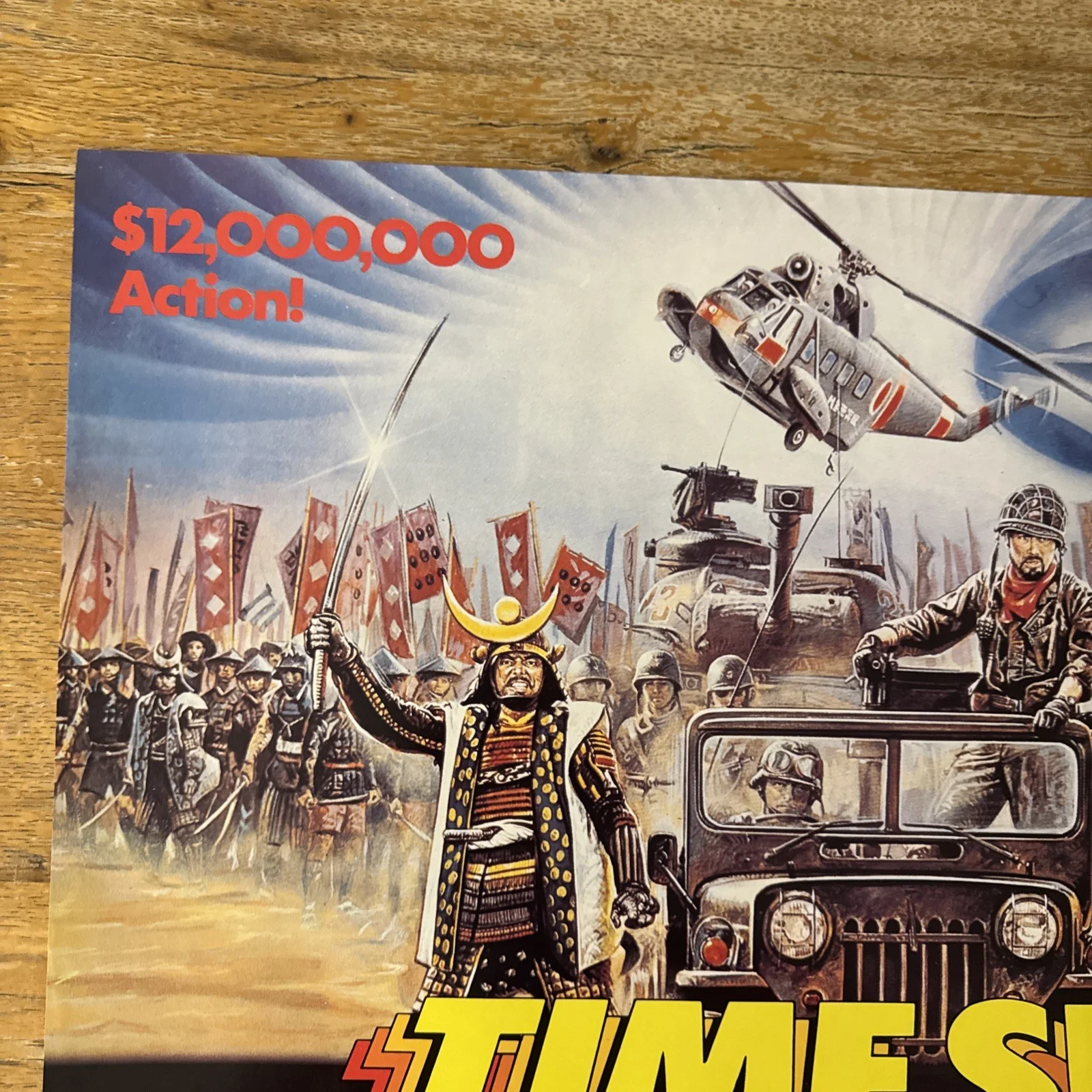 Timeslip 1983 Original Video Shop VHS Poster Rare Rolled, image 2