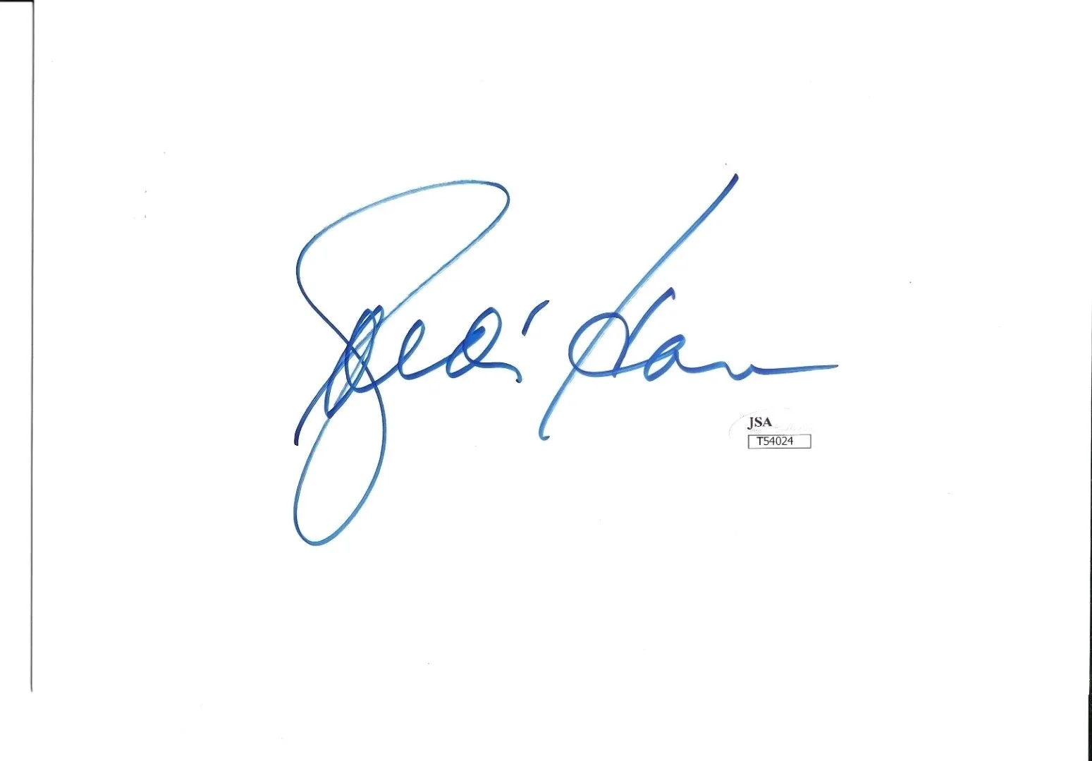 Goldie Hawn — Goldie Hawn Autographed Cut Signature JSA Certified, Actress Overboard Wildcats