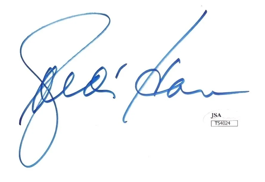 Goldie Hawn — Goldie Hawn Autographed Cut Signature JSA Certified, Actress Overboard Wildcats, изображение 2