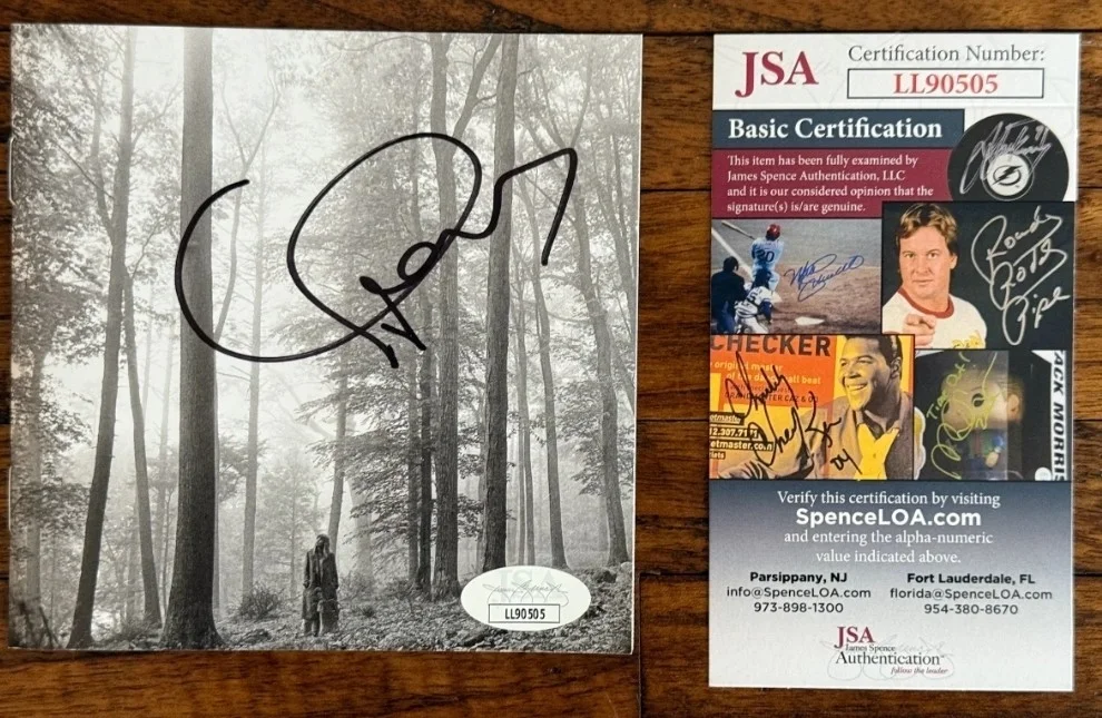 Taylor Swift Signed Folklore CD Booklet JSA Certified Authentic Autograph, image 3