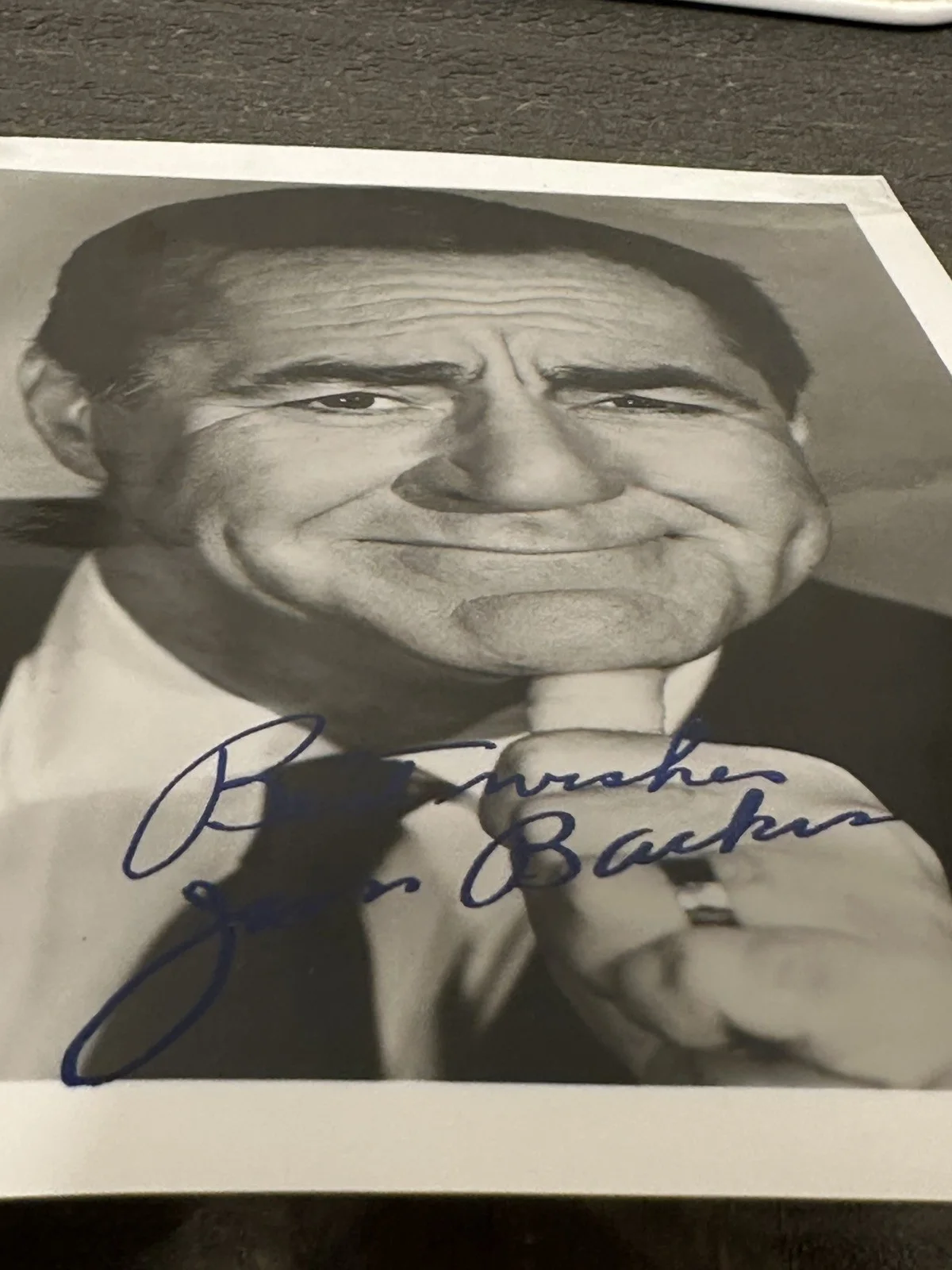 Jim Backus — JIM BACKUS (1913-1989) (GILLIGAN'S ISLAND~MR. MAGOO) AUTOGRAPHED 7 X 5 PHOTO~, изображение 3